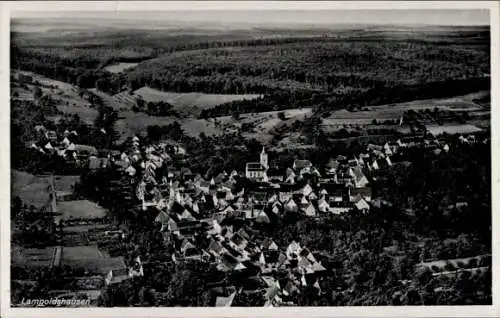 Ak Lampoldshausen Hardthausen am Kocher, Fliegeraufnahme