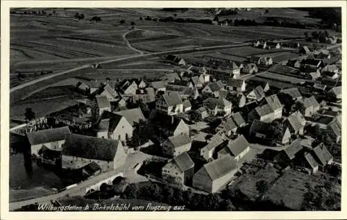 Ak Wilburgstetten in Mittelfranken, Fliegeraufnahme