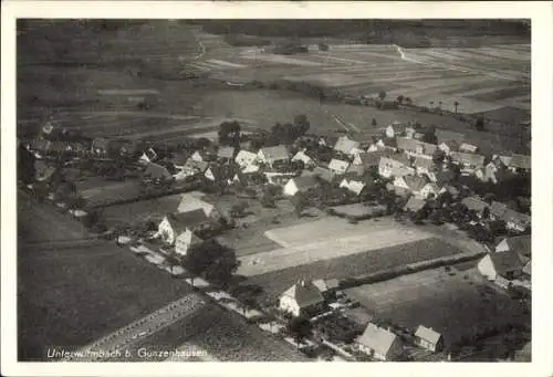 Ak Unterwurmbach Gunzenhausen in Mittelfranken, Fliegeraufnahme