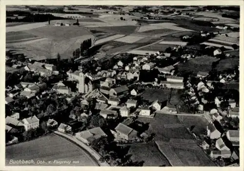 Ak Buchbach in Oberbayern, Fliegeraufnahme