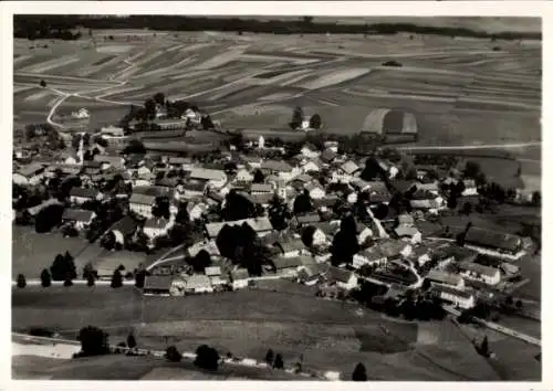 Ak Huglfing in Oberbayern, Fliegeraufnahme