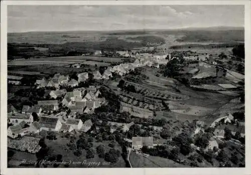 Ak Absberg in Mittelfranken, Fliegeraufnahme