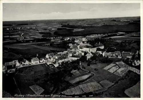 Ak Absberg in Mittelfranken, Fliegeraufnahme