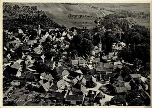 Ak Rüdenhausen in Bayern, Fliegeraufnahme