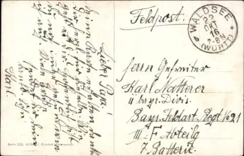 Künstler Ak Müller, R. v., Der Jäger, 1905
