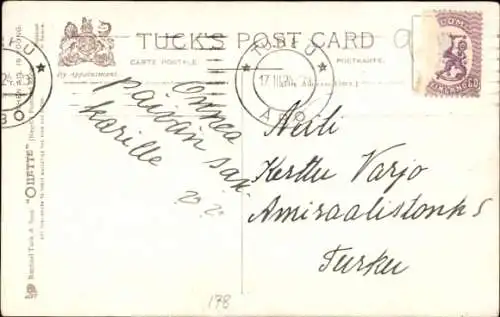 Ak Junge und zwei Dackel, Gemaltes Porträt