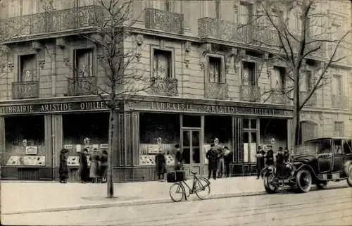 Ak Paris VII. Arrondissement, Librairie Aristide Quillet, 278 Saint Germain