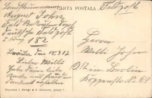 Ak Brăila Rumänien, Centrum Platz