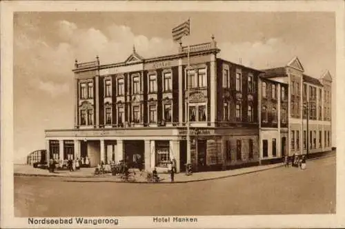 Ak Nordseebad Wangeroog Wangerooge in Ostfriesland, Hotel Hanken