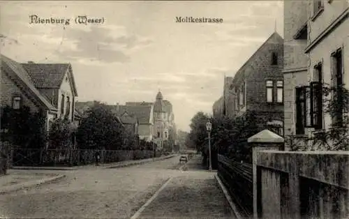 Ak Nienburg an der Weser, Moltkestraße