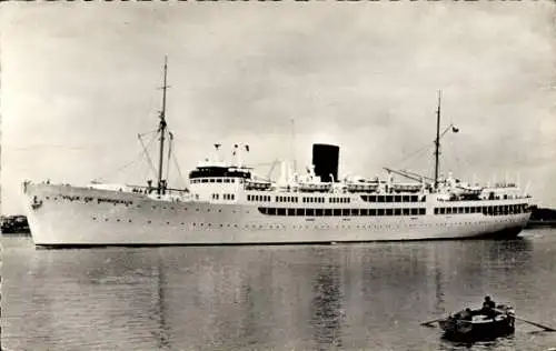 CPA Compagnie Générale Transatlantique, Paquebot Ville de Bordeaux