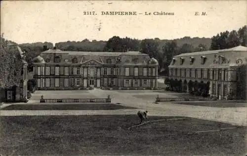 Ak Dampierre Seine-et-Oise Yvelines, Schloss