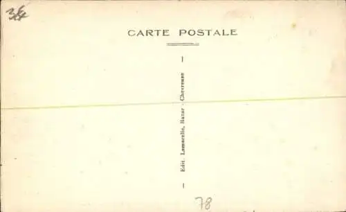 Ak Dampierre Yvelines, Teilansicht, Demi Lune