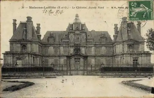 Ak Maisons Laffitte Yvelines, Chateau, facade Nord