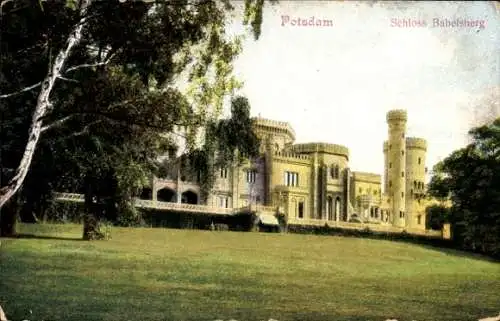 Ak Potsdam, Schloss Babelsberg