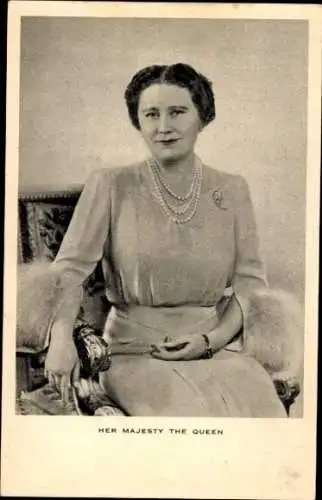 Ak Queen Elizabeth, Portrait