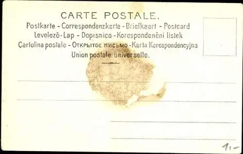 Ak Portrait einer Frau, Kostüm