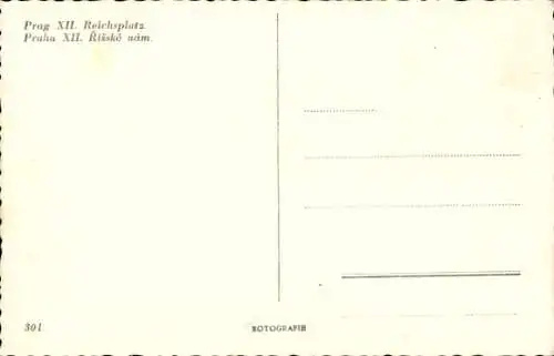 Ak Praha Prag Tschechien, Reichsplatz