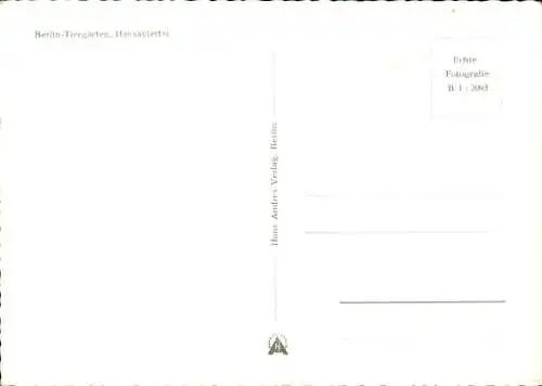 Ak Berlin Tiergarten, Hansaviertel, Straßenpartie, Hochhäuser