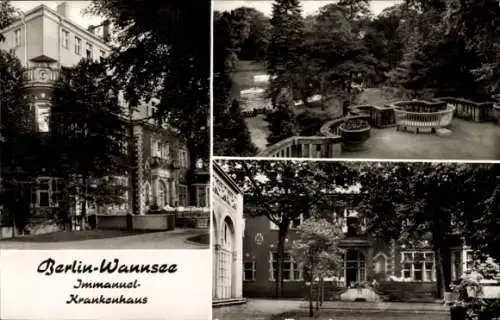 Ak Wannsee Zehlendorf Berlin, Immanuel Krankenhaus