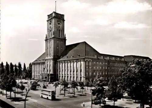 Ak Berlin Schöneberg, Schöneberger Rathaus, Uhrturm