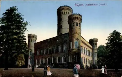 Ak Binz auf Rügen, Jagdschloss Granitz