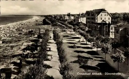 Ak Ostseebad Ahlbeck Heringsdorf auf Usedom, Dünenstraße