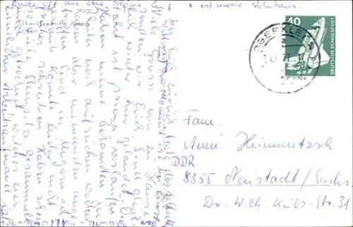 Ak Oberkleen Langgöns Hessen, Luftbild