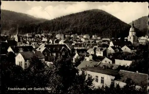 Ak Friedrichroda im Thüringer Wald, Gesamtansicht, Gottlob