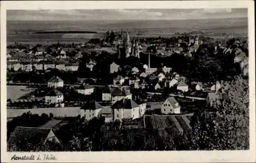 Ak Arnstadt im Ilm Kreis Thüringen, Totalansicht der Ortschaft, Kirche, Felder