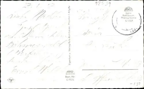 Ak Schönsee Oberpfalz, Gesamtansicht