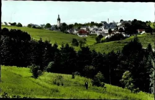 Ak Schwarzenbach am Wald Oberfranken, Gesamtansicht