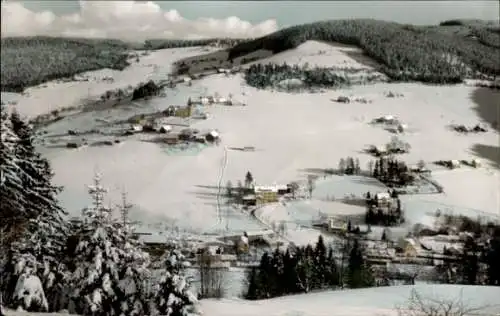 Ak Warmensteinach Oberfranken Bayern, Schneebedeckte Landschaft, Wintersportplatz, Luftkurort,...