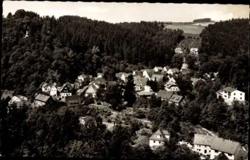 Ak Wirsberg im Fichtelgebirge, Luftkurort, Fichtelgebirge, Waldlandschaft, Altbauten, Dorfansicht