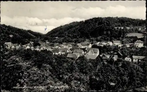 Ak Wirsberg im Fichtelgebirge, Hohenluftkurort  ländliche Landschaft, bewaldete Hügel