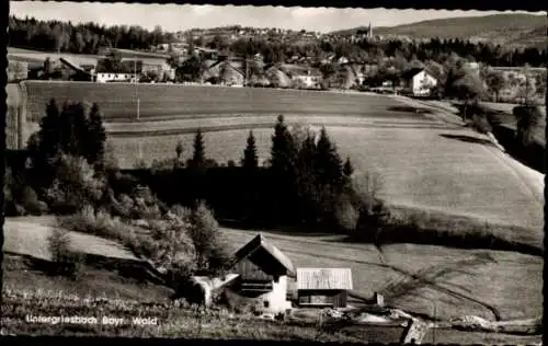 Ak Untergriesbach Bayr. Wald Niederbayern, Gesamtansicht