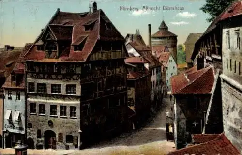 Ak Nürnberg in Mittelfranken, Albrecht Dürer Haus, Albrecht Dürerhaus