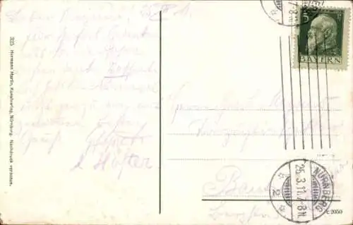 Ak Nürnberg in Mittelfranken, Albrecht Dürer Haus, Albrecht Dürerhaus