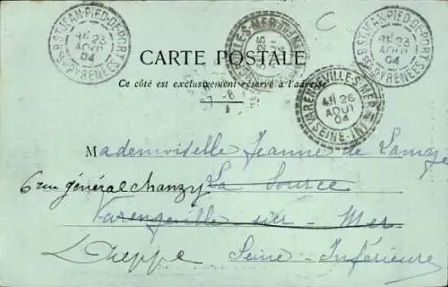 Ak Roncesvalles Navarra, Prozession