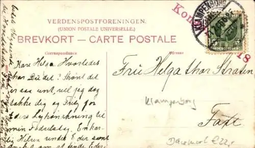 Ak Klampenborg Dänemark, Villa Hvarterets