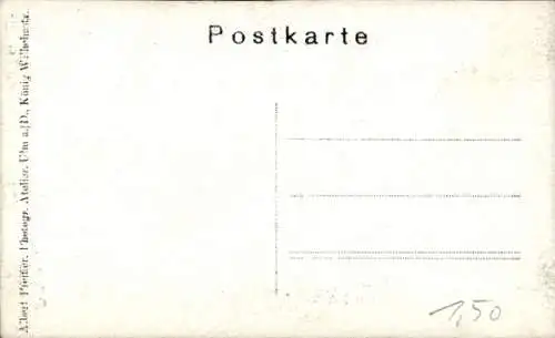 Ak Ulm an der Donau, Rathaus, Gemälde
