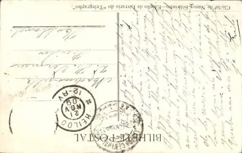 Ak Pico Portugal, Mädchen in Volkstracht, Eimer