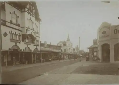 Original Foto Westerland auf Sylt, Strandstraße, um 1900