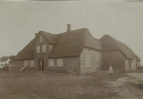 Original Foto Westerland auf Sylt, Bauernhaus, um 1900