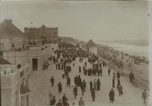 Original Foto Westerland auf Sylt, Strandterrasse, um 1900