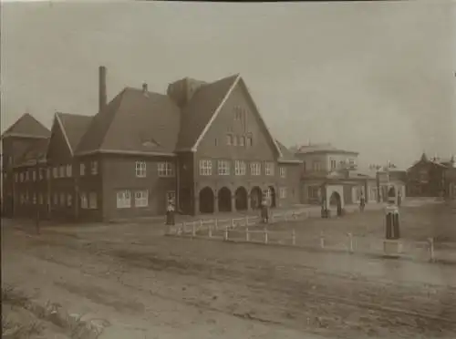 Original Foto Westerland auf Sylt, Warmbadehaus, um 1900