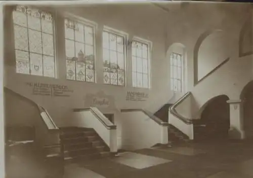 Original Foto Westerland auf Sylt, Warmbadehaus, Innenansicht, um 1900