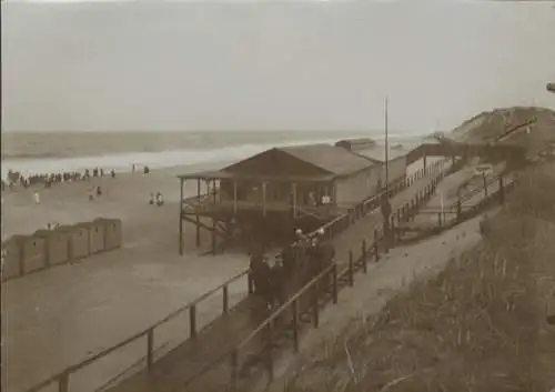 Original Foto Westerland auf Sylt, Strandhaus, um 1900