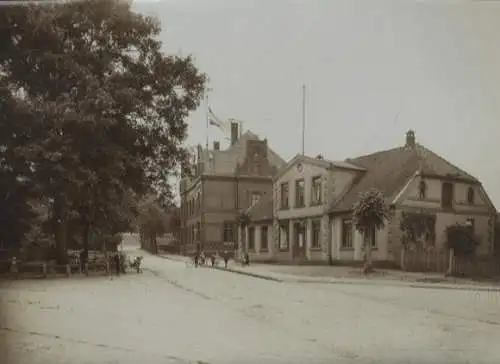 Original Foto Soltau, Bergstraße, Postamt, um 1900