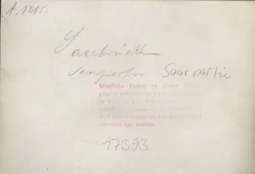 Original Foto Saarbrücken im Saarland, Saarpartie, um 1900